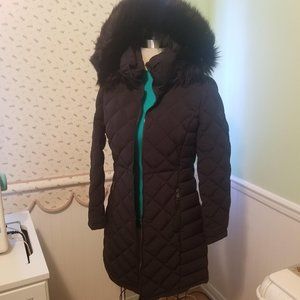 Calvin Klein Knee Length Down Coat (Medium)